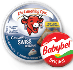 The Laughing Cow & Mini Babybel cheeses