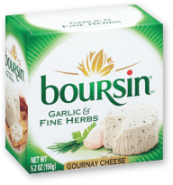 Boursin Garlic & Fine Herb cheese